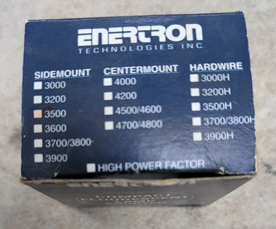 ENERTRON 3500 120VAC 9 WATT LAMP ADAPTER  - Image 1 of 2