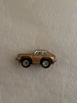 Micro Machines 1986 Galoob Jaguar XJS 80's Gold Sports Model V12 w Silver Window - Image 1 of 4