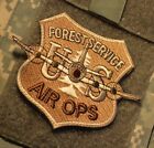 FEUERWEHR Klette dd INSIGNIEN: National Forest AIR OPS Hotshot Fire Crew
