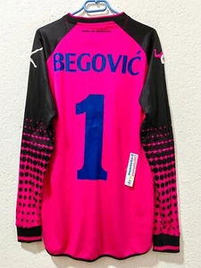 Asmir Begovic #1 Trikot Bosnia Football Shirt Long Trikot Legea XL Bosna New - Picture 1 of 8