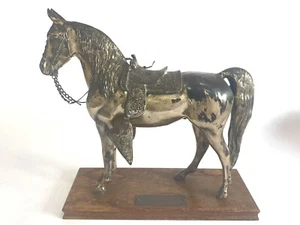 Seltene 1947 Conquistadores Del Cielo Big Horse Trophäe von Dodge LA versilbert - Bild 1 von 12