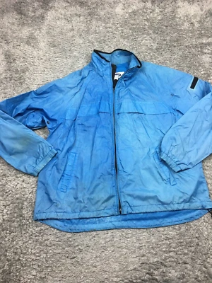 VTG Old Navy Windbreaker Mens Size XL Blue 90's Blue Stained Worn - Image 1 of 4
