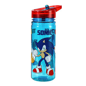 Sonic the Hedgehog Kids Childrens 580ml Tritan Reusable Water Bottle, BPA Free
