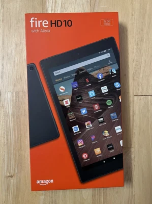 Amazon Fire FHD 10'' 1080P ,Dobly ATMOS ,SD Slot ,Wi-Fi ,Bluetooth Tablet -Denim - Image 1 of 4