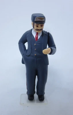 Vintage Unmarked Railroad Conductor 3" Loose  NM - Image 1 of 3