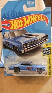 Mattel Hot Wheels 2021 HW Speed Graphics 8/10 BLUE '67 Chevelle SS 396 183/250 - Picture 1 of 6