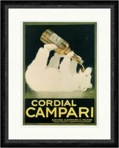 Cordial Campari Frank Laskoff 1921 Aperitif Eisbär  Faks_Plakatwelt 784 - Bild 1 von 1