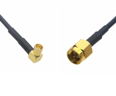 MCX Female Right Angle to SMA Male 0.5~15FT Coaxial Cable For Antenna Radio wifi - Image 1 of 3
