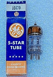 6201 (12AT7) GE ***** 3 Mica Vacuum Tube, TV-7D Tested 83%+ - will combine ship