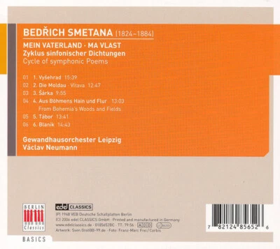 SMETANA Ma Vlast / My Fatherland / Mein Vaterland VACLAV NEUMANN CD NEW SEALED - Image 1 of 2
