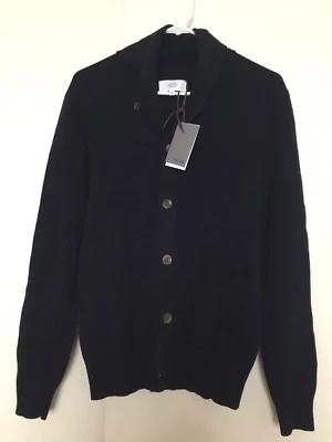 NWT Jack Spade Navy Blue Spender Cardigan Sweater Button Up Sz XS $265 - Image 1 of 4