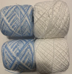 Estambre Brisa Colors 642 & 01. Acrylic/Rayon. 450 yards per ball.1 lot of 4. - Picture 1 of 3