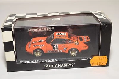 . MINICHAMPS PORSCHE CORSA 911 RSR ADAC 1000KM 1975 GT WINNER MINT BOXED RARO - Immagine 1 di 4