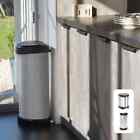 Curver Pedal Bin Deco Oval Silver Trash Can Waste Container Rubbish Bin 5/40L vi