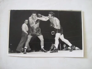 Boxing Press b/w Photo Gus Lesnevich v Tami Mauriello 20 x 12cm - Picture 1 of 3