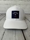 Callaway White Adjustable 110 Flexfit Snapback Hat Cap 2022 Member Bird Logo