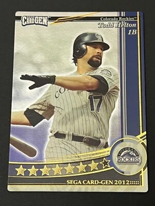 TODD HELTON - 2012 Topps Sega Card-Gen Japanese RARE FOIL Parallel #R36 - Picture 1 of 2