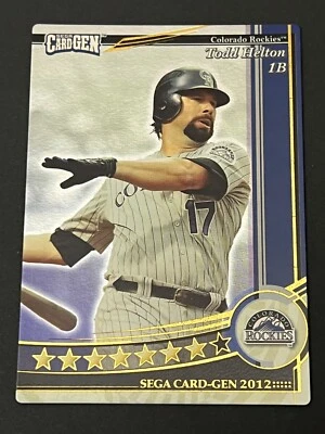 TODD HELTON - 2012 Topps Sega Card-Gen Japanese RARE FOIL Parallel #R36 - Image 1 of 2