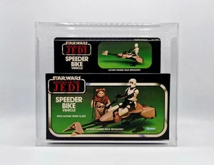 VINTAGE STAR WARS ✧ SPEEDER BIKE ✧ KENNER MISB STUNNER INKL ACRYLKOFFER DT1 - Bild 1 von 13