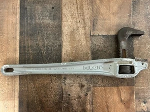 Ridgid Heavy Duty Aluminum Offset 18 Inch Pipe Wrench USA - Picture 1 of 23
