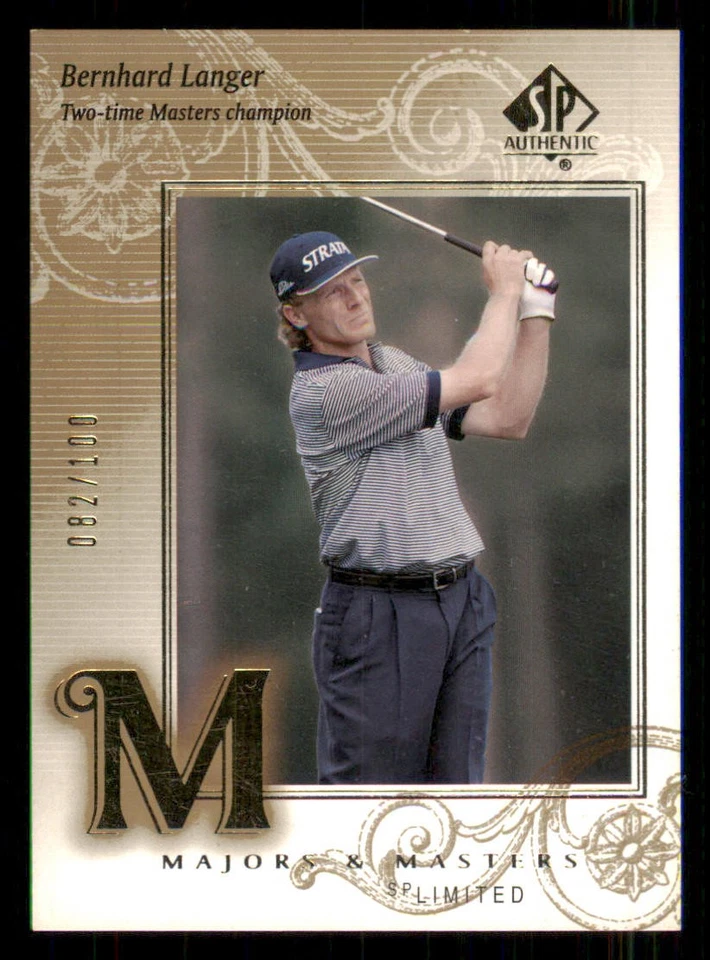 2002 SP Authentic Limited #114 Bernhard Langer MM /100 - Image 1 of 2