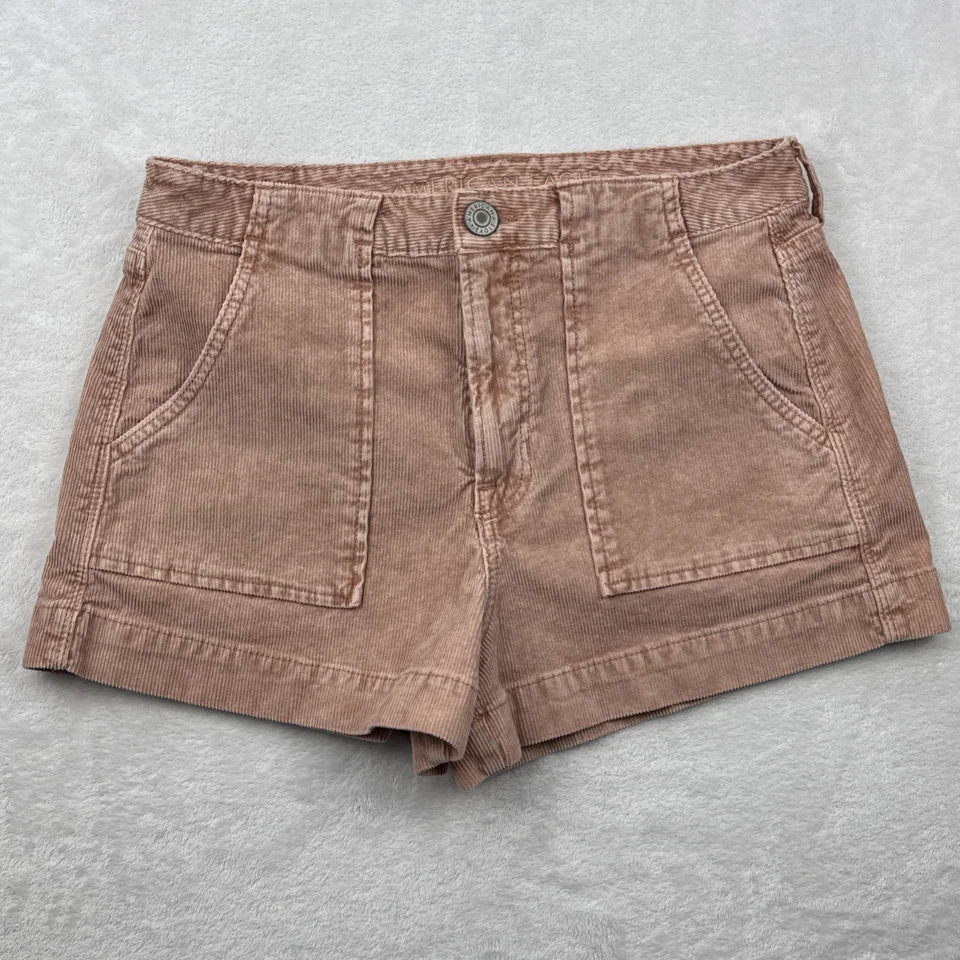 Shorts Hot Pants Feminino American Eagle Outfitters Veludo Super Elástico Tamanho 4 - Imagem 1 de 4