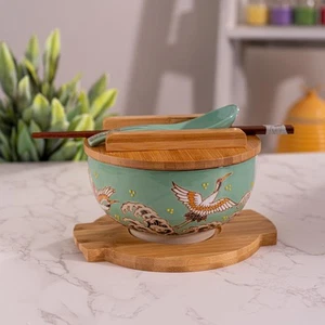 Urban Tokyo Japanese Kamameshi Style Ceramic Glazed Japanese Bowl With Spoon - Picture 1 of 1