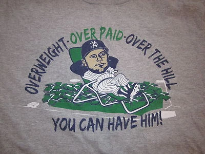 ROGER CLEMENS "¡PUEDES TENERLO!" Camiseta New York Yankees (LG) BOSTON RED SOX Foto 1 de 2