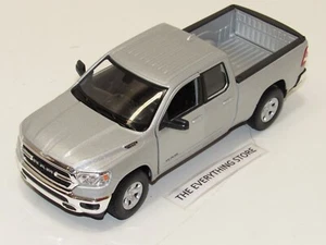 WELLY 2019 DODGE RAM 1500 4 DOOR 5.7L HEMI 4X4 1:27 SILVER FREE SHIP NO BOX - Picture 1 of 4