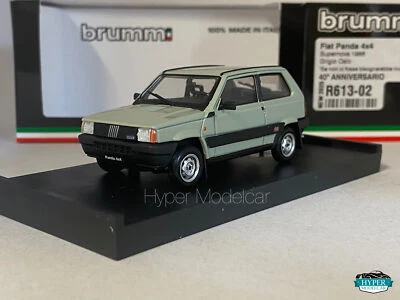 BRUMM 1/43 FIAT PANDA 4X4 SUPERNOVA 1986 40° ANNIVERSARIO GRIGIO OSLO R613-02 - Immagine 1 di 2