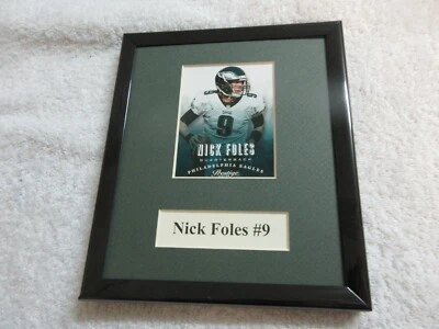 Foto enmarcada de Nick Foles de Philadelphia Eagles 6"X7" Foto 1 de 4