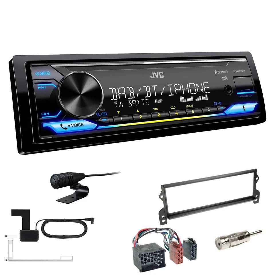 JVC Digital Autoradio Bluetooth DAB für MINI Mini Mini Cabriolet 2000-2002