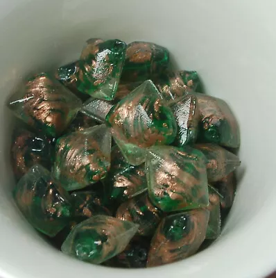   Lampenperlen Herzen Rechteck Lampwork handgefertigts Schmuckperle Bastelperle - Bild 1 von 2