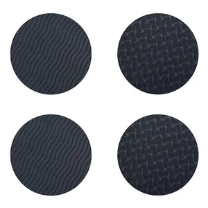Set of 4 Yoga Knee Cushion Pads Thick Black - Picture 1 of 4
