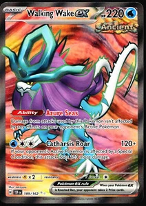 Walking Wake ex SV05: Temporal Forces #189/162 Ultra Rare Pokemon Card T1-495 - Picture 1 of 2