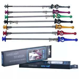 Ultra-light Bike Quick Release Titanium Skewers 100/135mm Road Bicycle Skewers - Picture 1 of 14