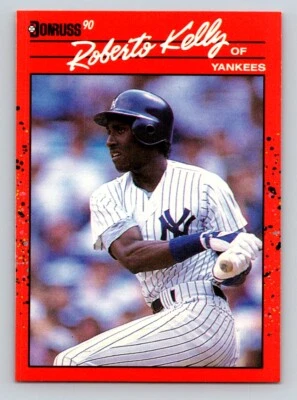 Roberto Kelly 1990 Donruss #192 New York Yankees - Image 1 of 2