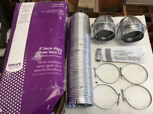Smart Choice 8' Semi-Rigid Dryer Vent Kit w/ Elbows and 4 Clamps p/n: 5304492448 - Picture 1 of 3