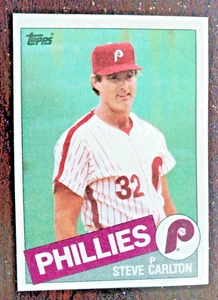 1985 Topps #360 Steve Carlton Pitcher Philadelphia Phillies KOSTENLOSER Versand - Bild 1 von 1