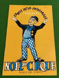 PROGRAMME CIRQUE - NOEL  au Cirque 1969 - Entreprises TOULOUSE Palais des Sport - Imagen 1 de 6