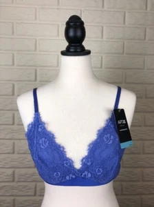 Bralette en dentelle bleue pervenche Baja taille L APT 9 INTIMES sans fil neuve avec étiquette 28 $ - Photo 1/10