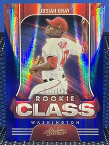 2022 Panini Absolute JOSIAH GRAY Rookie Class 038/149 Washington Nationals - Picture 1 of 2