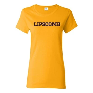 Lipscomb Bisons Basic Block Womens Shirt - Gold - Picture 1 of 6