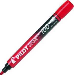 Pilot Permanent Marker SCA 100 Red Bullet Fine Single Pen 4.0-4.5mm Line - Picture 1 of 6