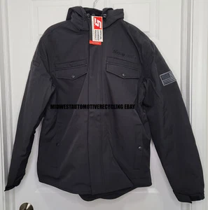 SNAP ON TOOLS 2024 RA HOODED JACKET INSULATED WINTER COAT ZIP UP BLACK NEW - Picture 1 of 24