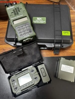 GPS 15W TCA/PRC-152A Multiband Handheld FM Radio (UV) Walkie Talkie KDU Military - Image 1 of 4