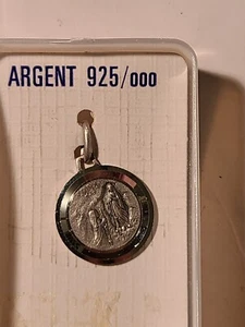 Argent 925 Cl Sterling Silver Mother Mary Charm - Picture 1 of 3