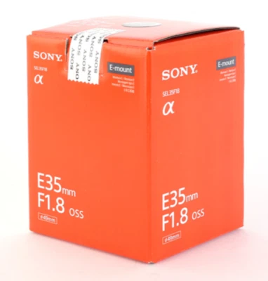 Sony SEL35F18 35mm F1.8 OSS Camera Lens For Sony E-Mount - Image 1 of 2