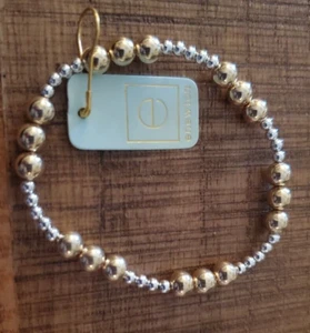 enewton classic joy 6mm bead bracelet mixed metal - Picture 1 of 1