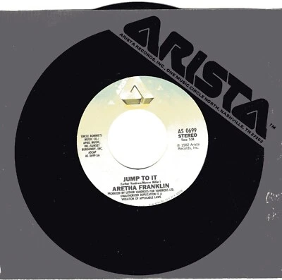 Aretha Franklin:     Jump To It / Just My Daydream .. 45 RPM 5526 - Image 1 of 3